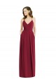 Purcahse  Open Back Sleeveless Spaghetti Straps A-Line Soft Chiffon Semi Formal Evening Dress UK