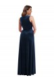 Purcahse  Sleeveless V-Neck Sheath Stretch Velvet Plus Size Formal Evening Dress UK