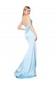 Purcahse  Sleeveless High Neck Mermaid Stretch Satin Formal Evening Dress UK