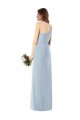 Purcahse  Sleeveless One Shoulder Trumpet Stretch Crepe Semi Formal Evening Dress UK