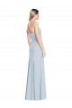 Purcahse  Low Back Sleeveless Sweetheart Trumpet Stretch Crepe Evening Dress UK