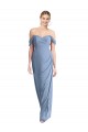 Purcahse  Low Back Sleeveless Off the Shoulder Mermaid Soft Chiffon Semi Formal Evening Dress UK