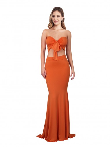 Purcahse  Sleeveless Strapless Mermaid Spandex Formal Evening Dress UK