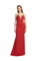 Purcahse  Open Back Sleeveless Spaghetti Straps Mermaid Stretch Crepe Formal Evening Dress UK